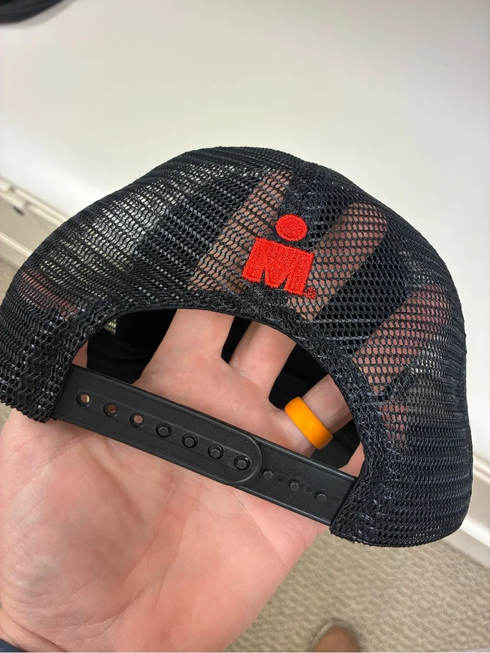 Ironman Foundation Captain Boco Gear Trucker Hat Mesh Snapback Cap Black Neon